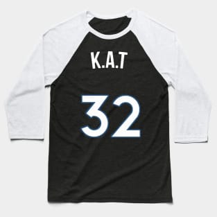 Karl Anthony Towns 'KAT' Nickname Jersey - Minnsota Timberwolves Baseball T-Shirt